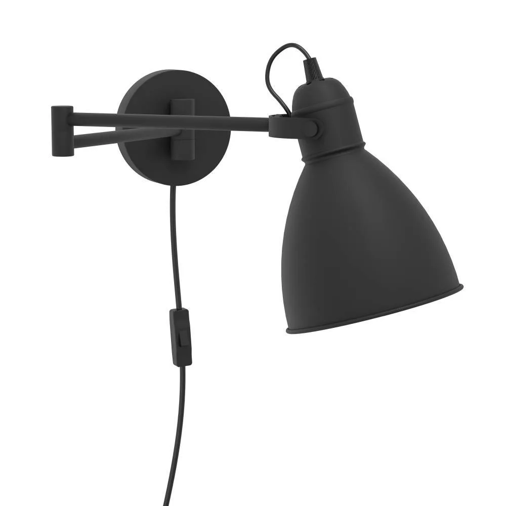 Eglo - San Peri Ø15 - Vägglampa - Svart