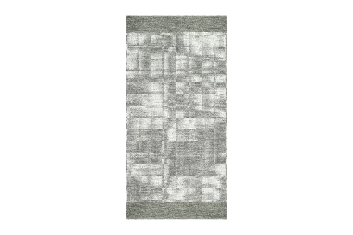 Alva Bomullsmatta 75x340 cm Oval - Grön