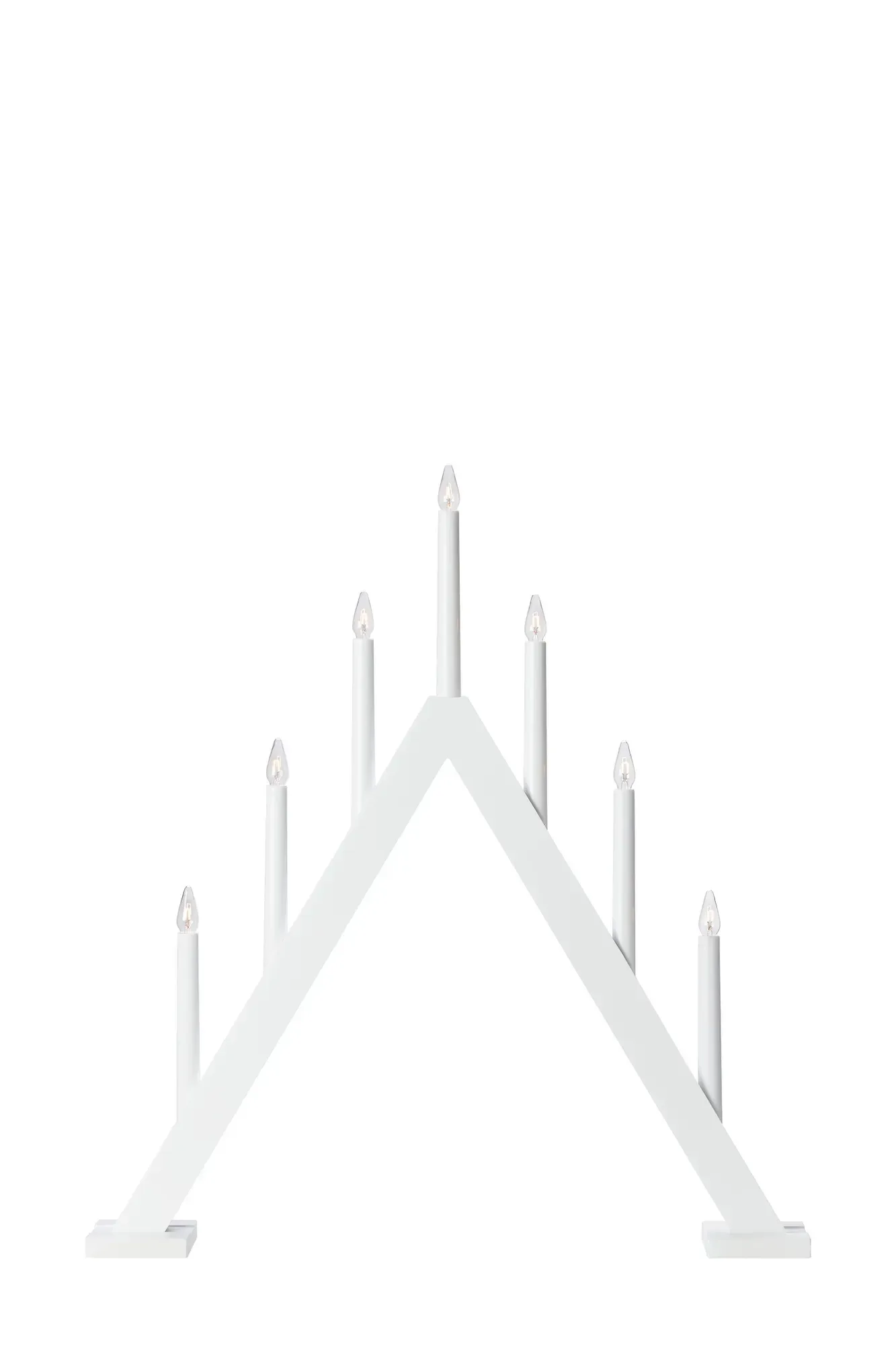 Ariele Adventskerzenhalter Weiß 62 cm
