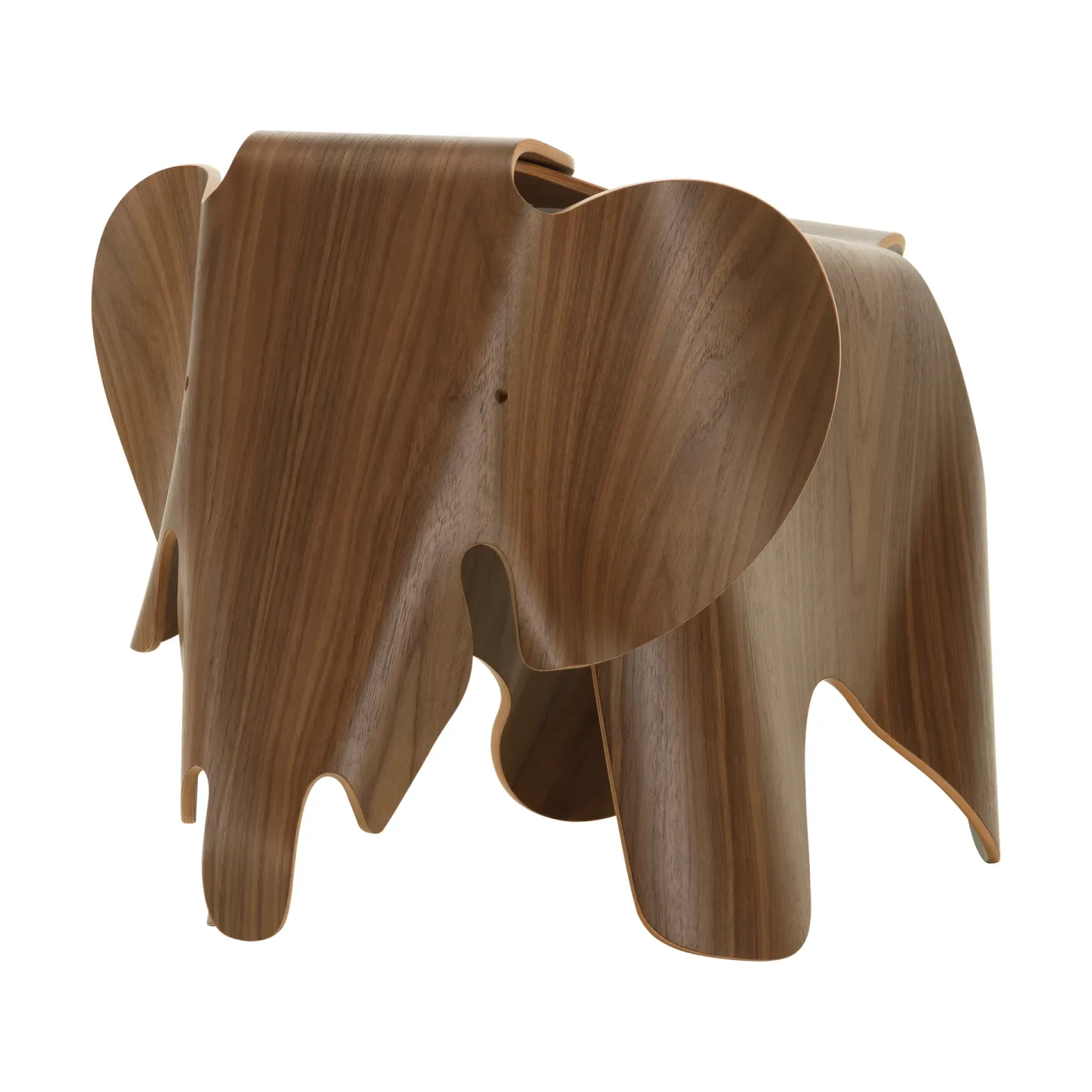 Vitra Eames elephant pall/dekoration Natural laquered walnut