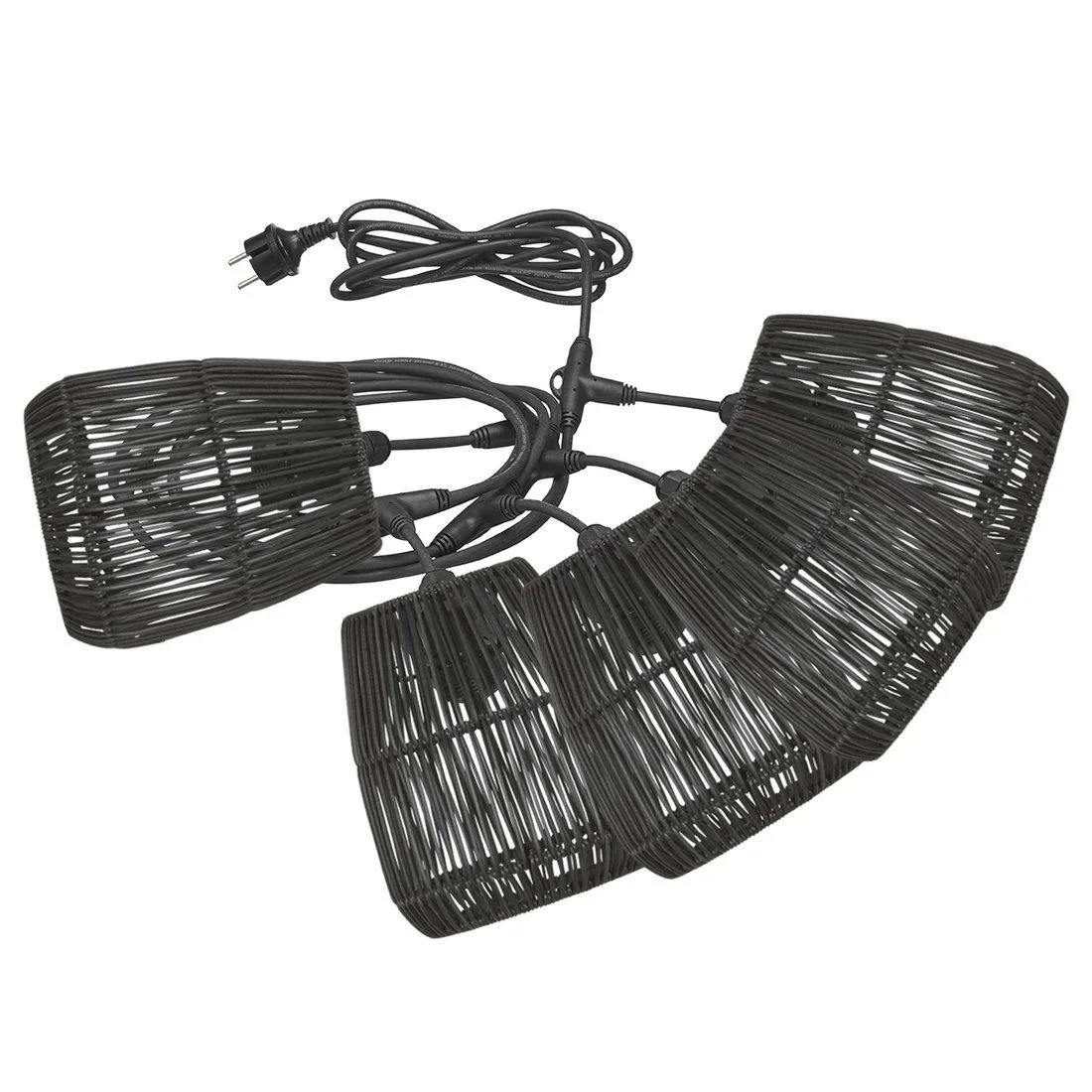 Flex out Outdoor ljusslinga inkl skärm Saigon svart - Pr Home