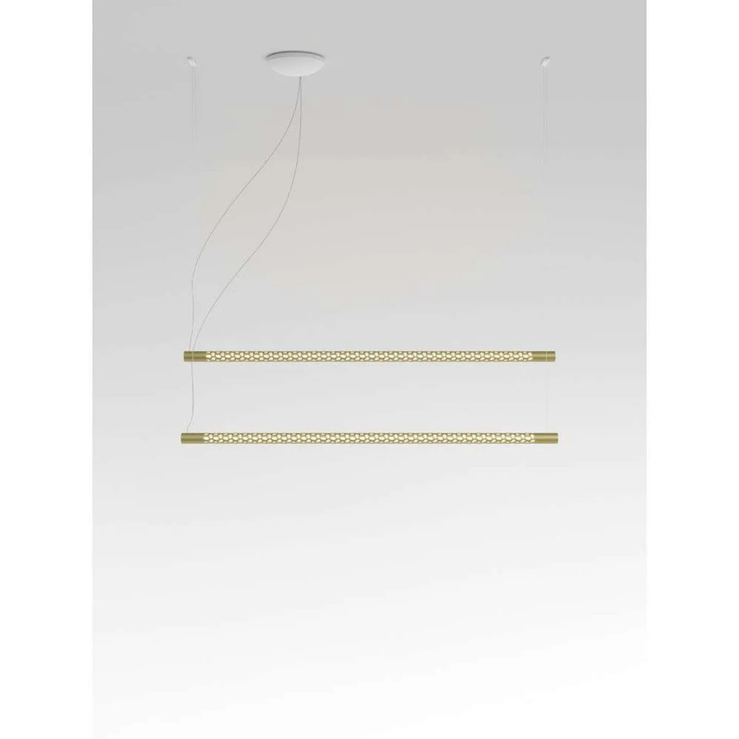 Squiggle H10 Pendelleuchte 3000K Gold - Rotaliana - Metall