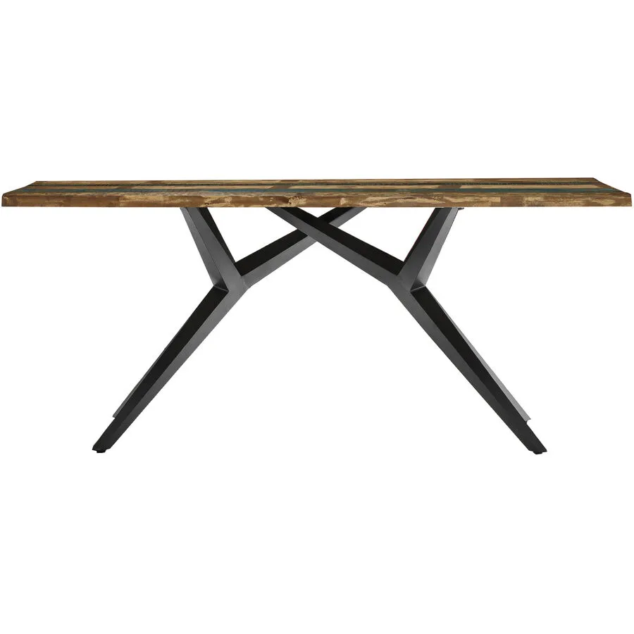 Esstisch Elia bunt Altholz Massivholz B 200 T 100 cm