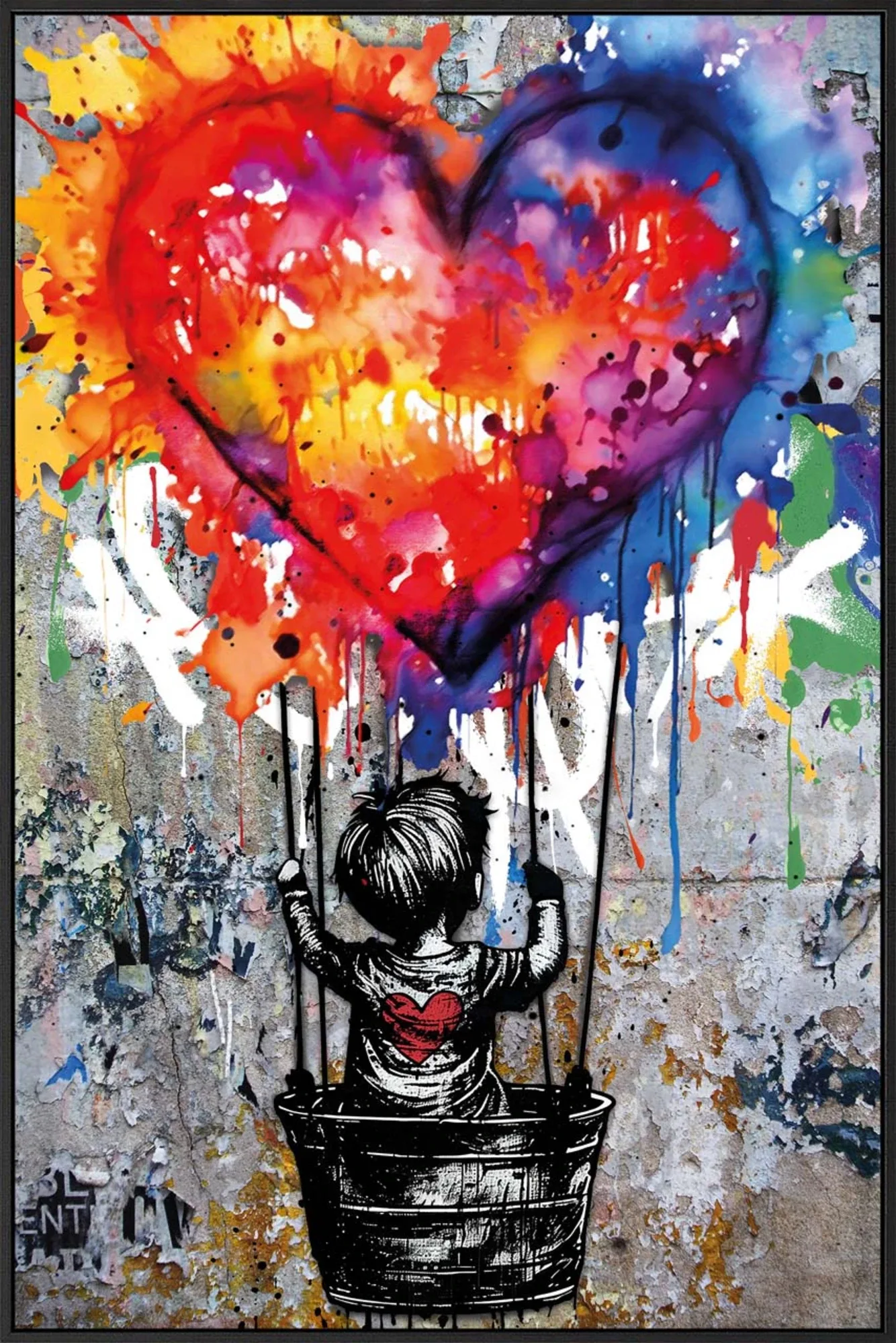 image LAND Gemälde Love Balloon | Schubiger Möbel