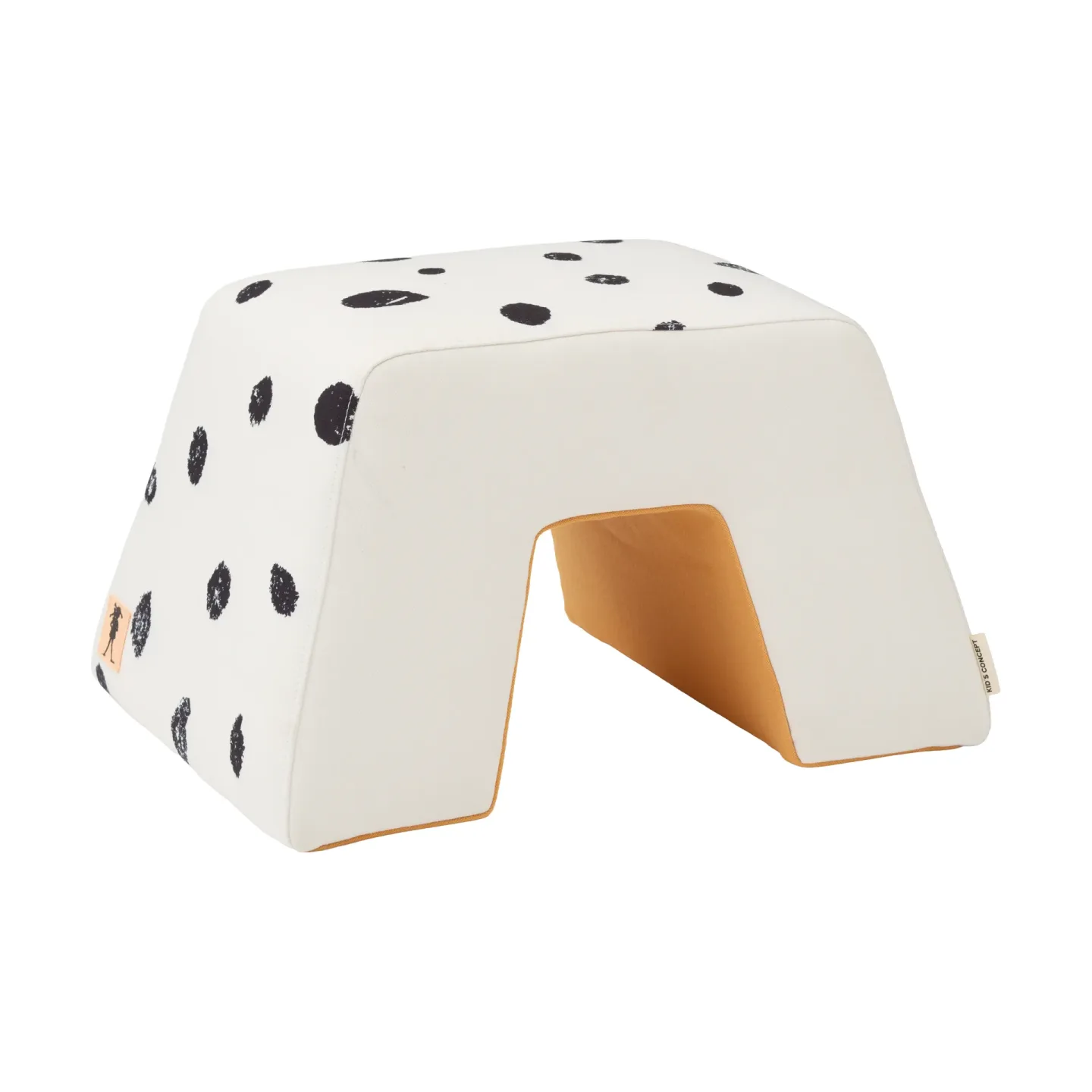 Kid's Concept Pippi Hocker Weiß-orange