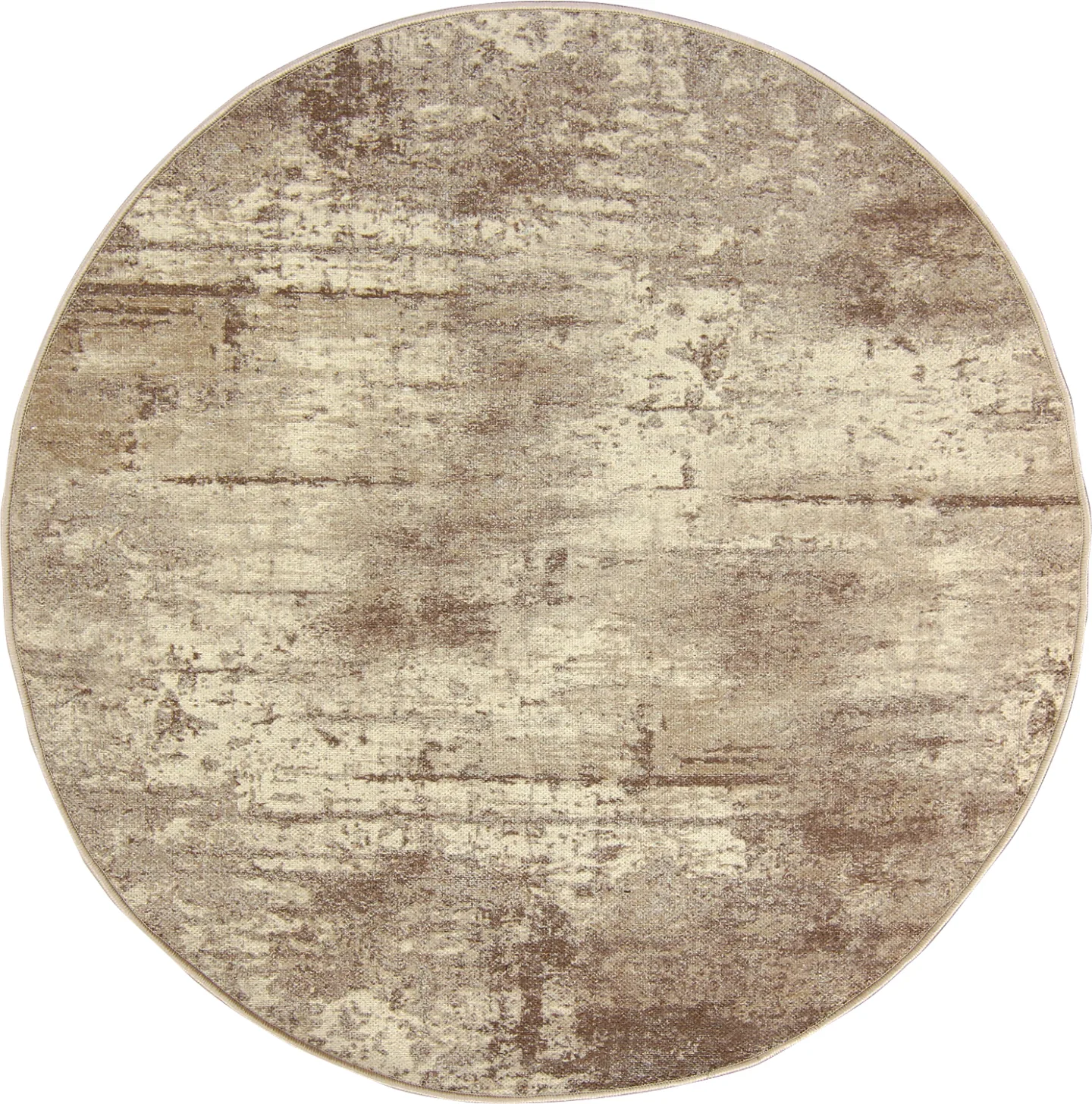 Rundt teppe - Kebira (beige) (Størrelse: Ø 120 cm)