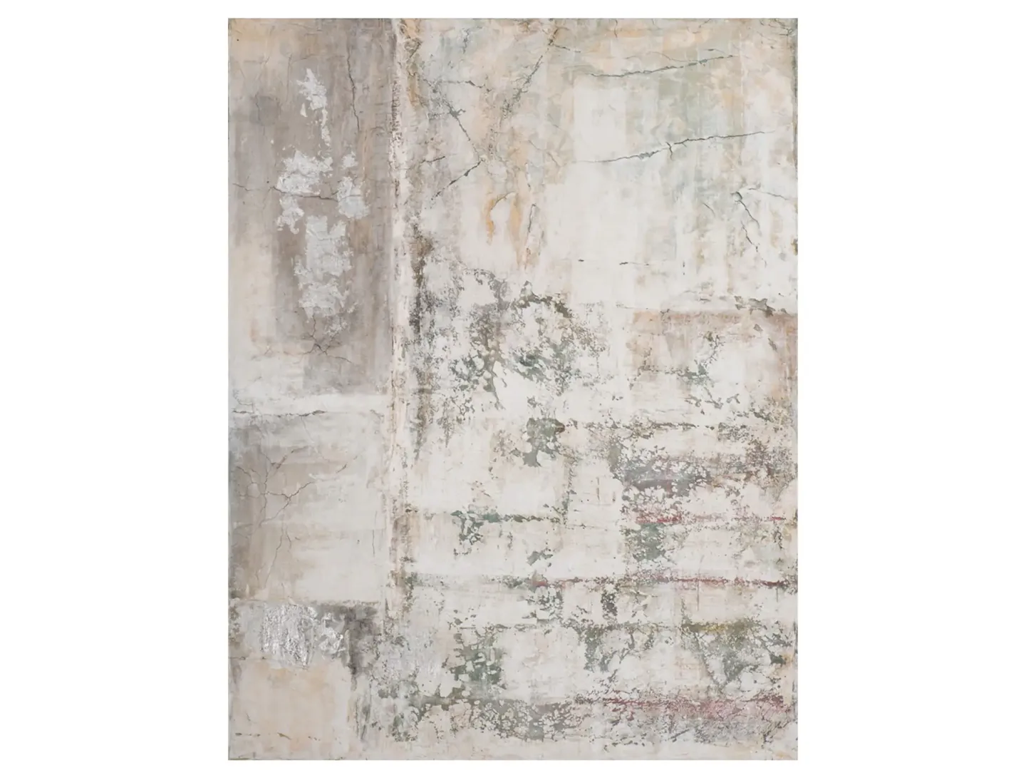 image LAND Bild Abstrakte Farbkomposition mit Beige und Silber Grau | Schubiger Möbel