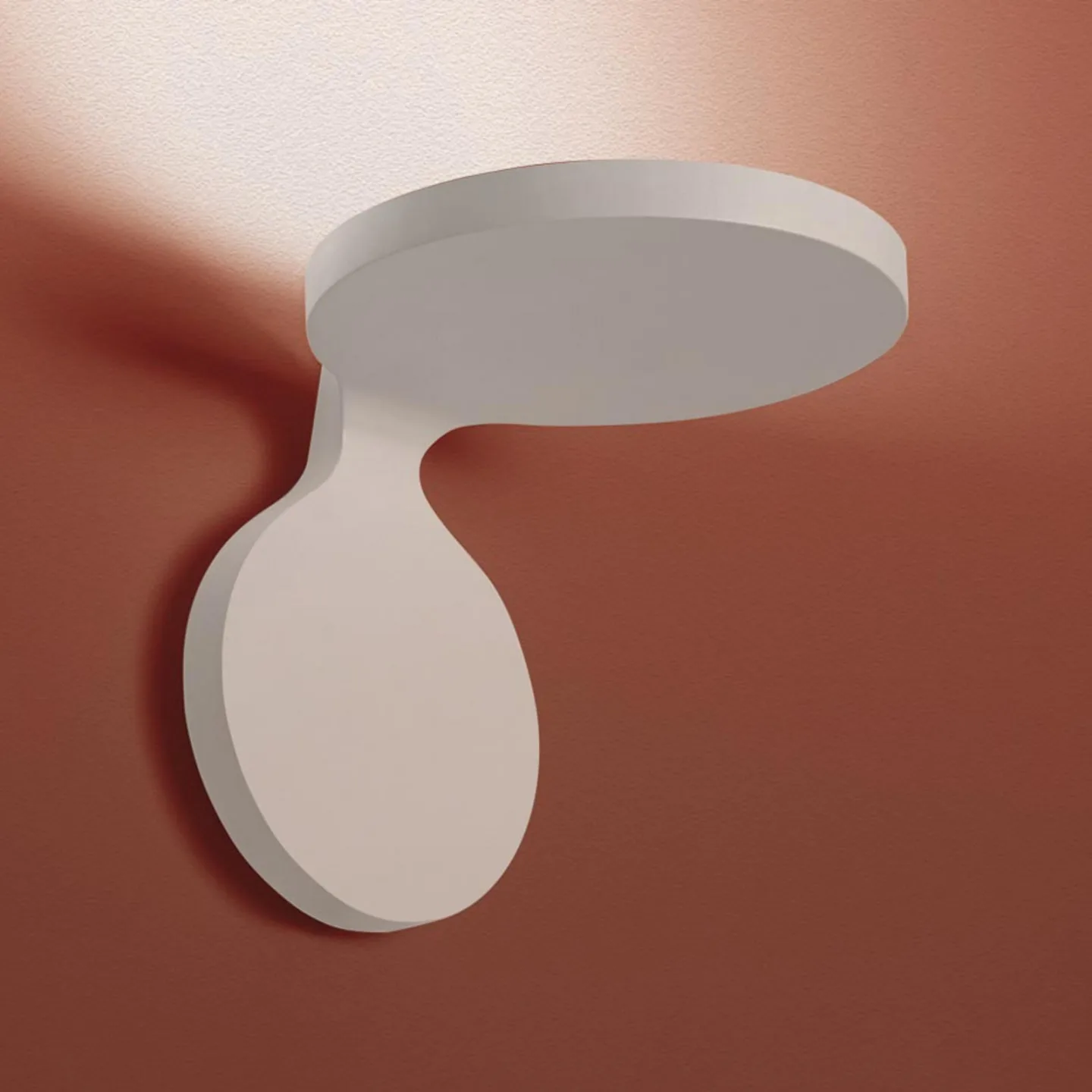 Rea 17 Vägglampa Vit - Artemide - Vardagsrum - Design - Metall - Med en ljuskälla
