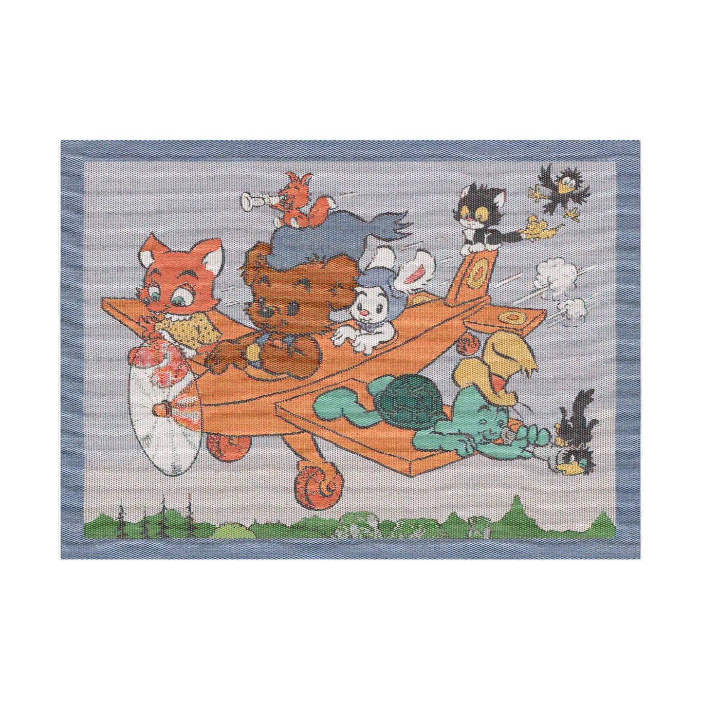 Ekelund Linneväveri Flugreise Tischset 35x48 cm Multi