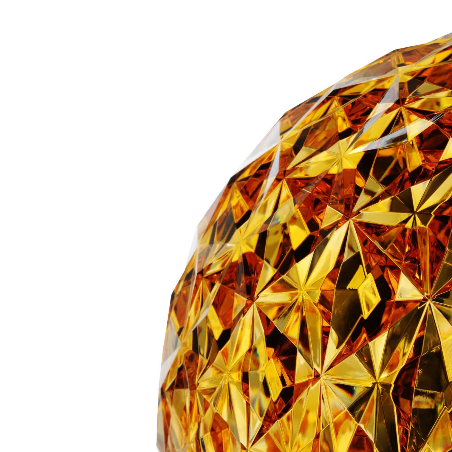 Planet Bordlampe Small Gul - Kartell - Stue - Design - Plast - Kule