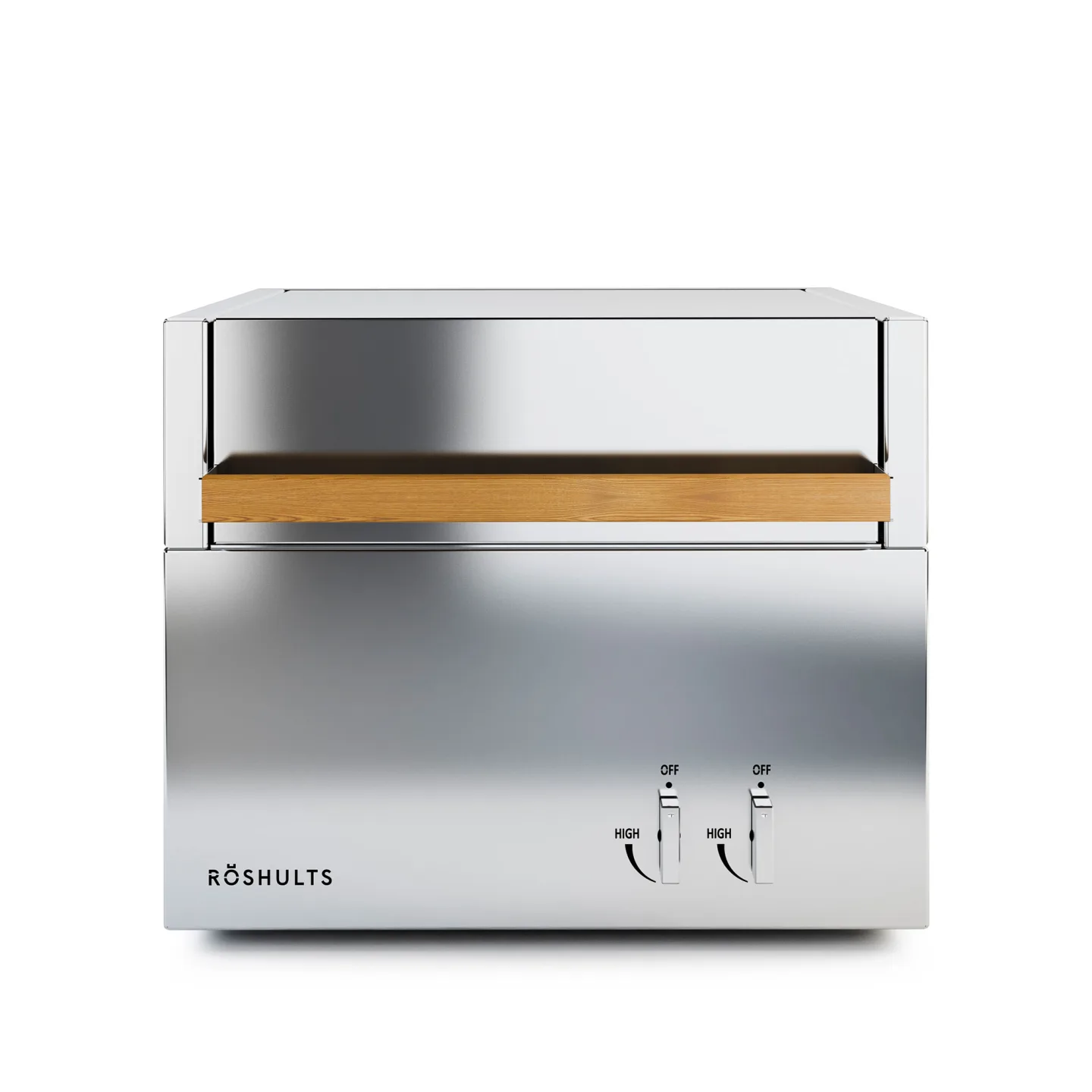 Röshults - Module Gas Grill X EU, Brushed Stainless Steel - Utekök - Broberg & Ridderstråle