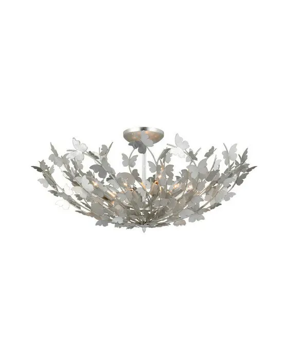 Farfalle Semi-Flush Mount Silver L