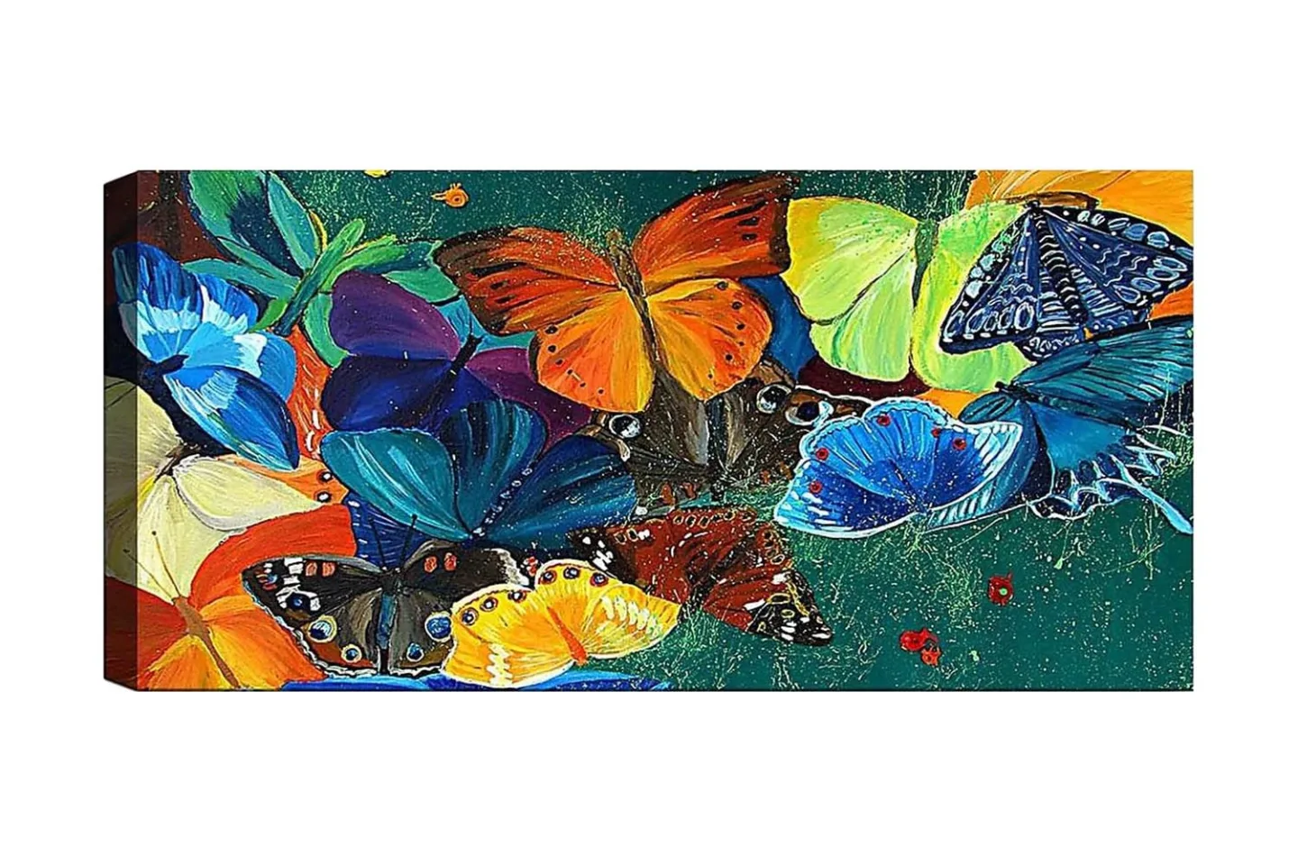 Canvastavla YTY Animals Flerfärgad - 120x50 cm