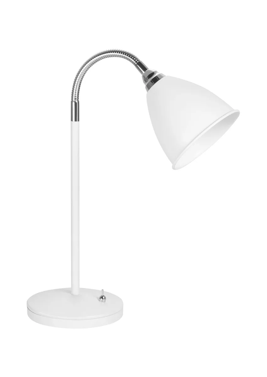 Armaturhantverk - Smögen 45cm - Skrivbordslampa - Vit