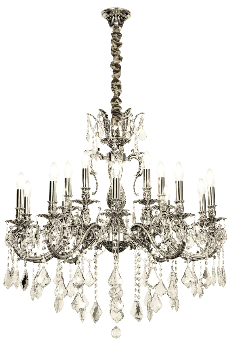 Aneta Lighting - Allington Ø85 - Kristallkrona - Antiksilver