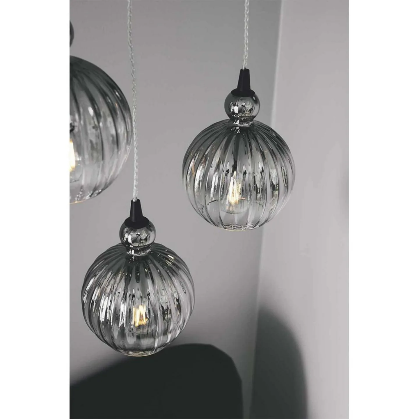 Ball Ball Pendel Ø15 Smoke - Halo Design - Spisestue - Glass