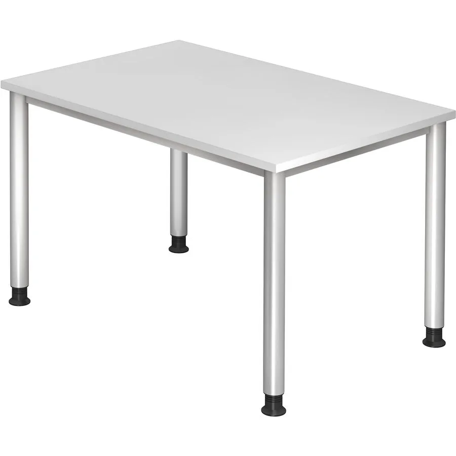 Schreibtisch Office Weiss Holz 120 cm - Material: Holzwerkstoff
