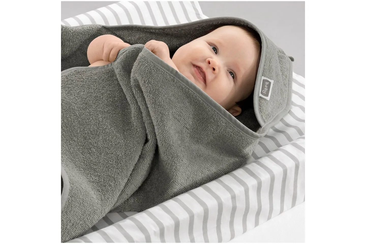 Babycape Basic 75 x 75 cm 2-Pack Grå -