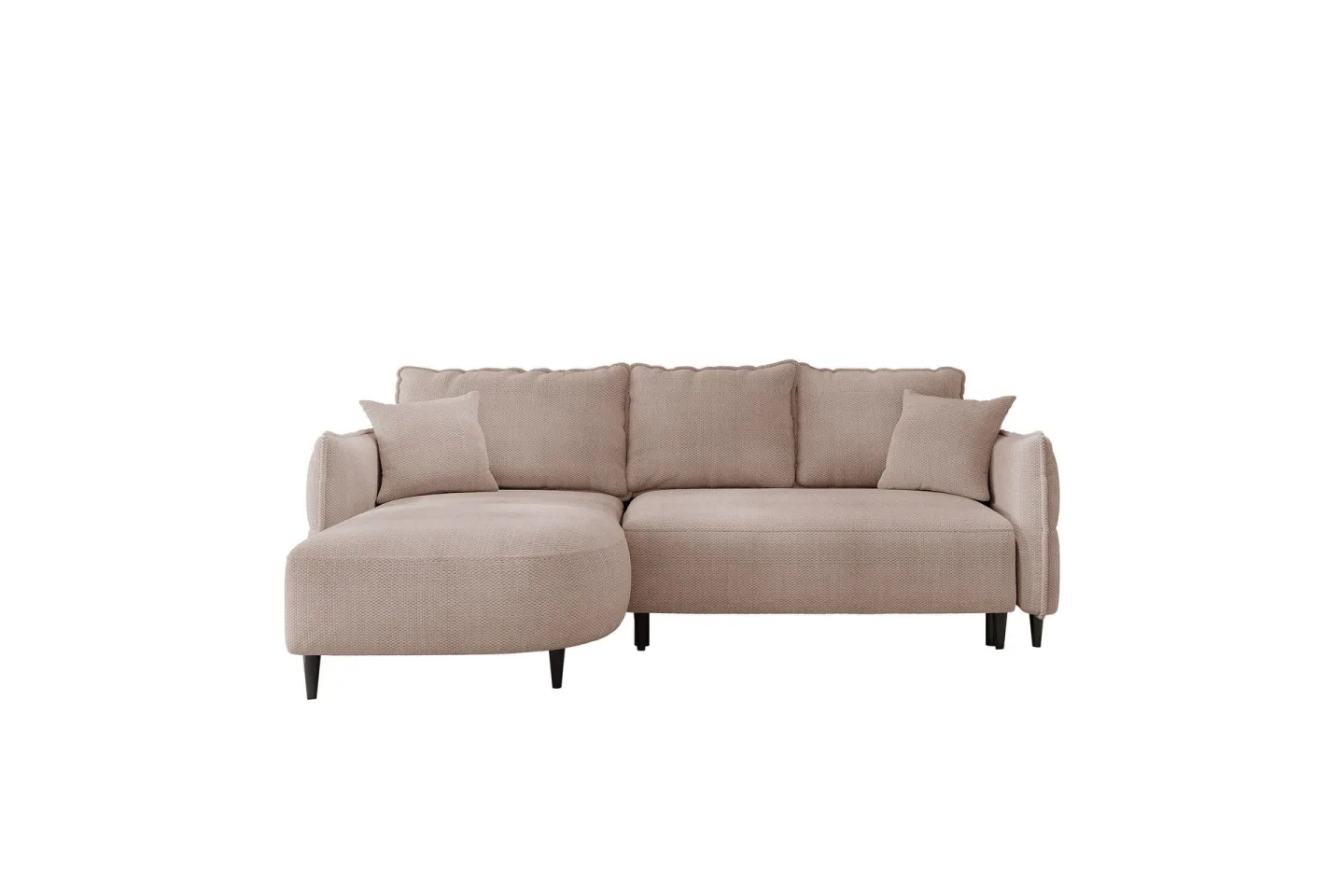 Sycylia Soffa med Divan 3-sits - Rosa