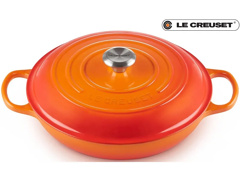 LE CREUSET Bräter SIGNATURE gusseisen orange