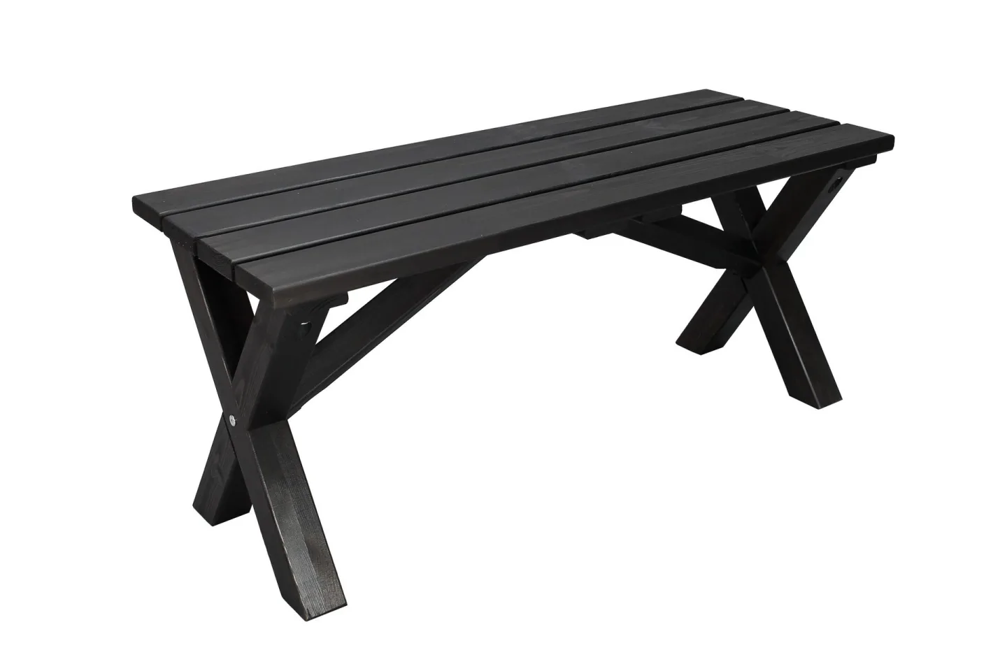 Lietinna Utebänk 100 cm - Svart