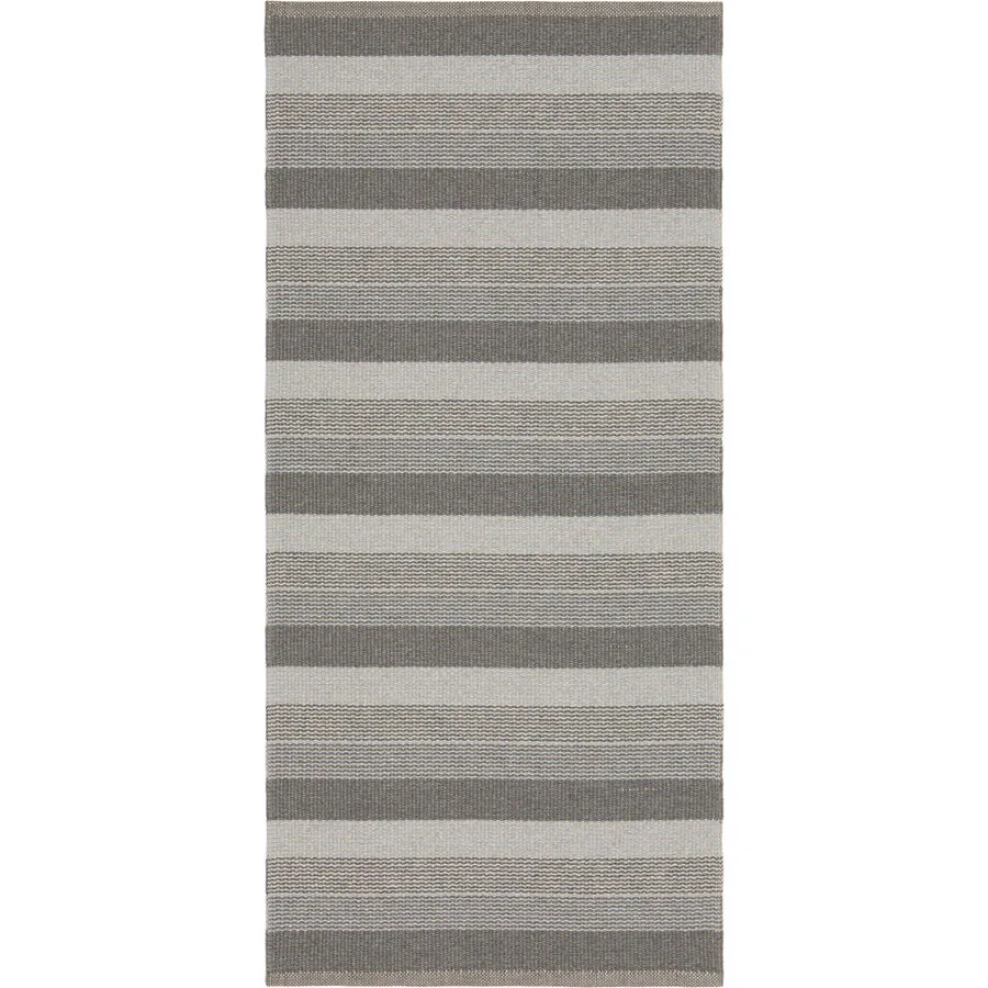 HORREDSMATTAN Outdoor-Teppich Lovi grau Streifen Mischgewebe 200 x 300 cm