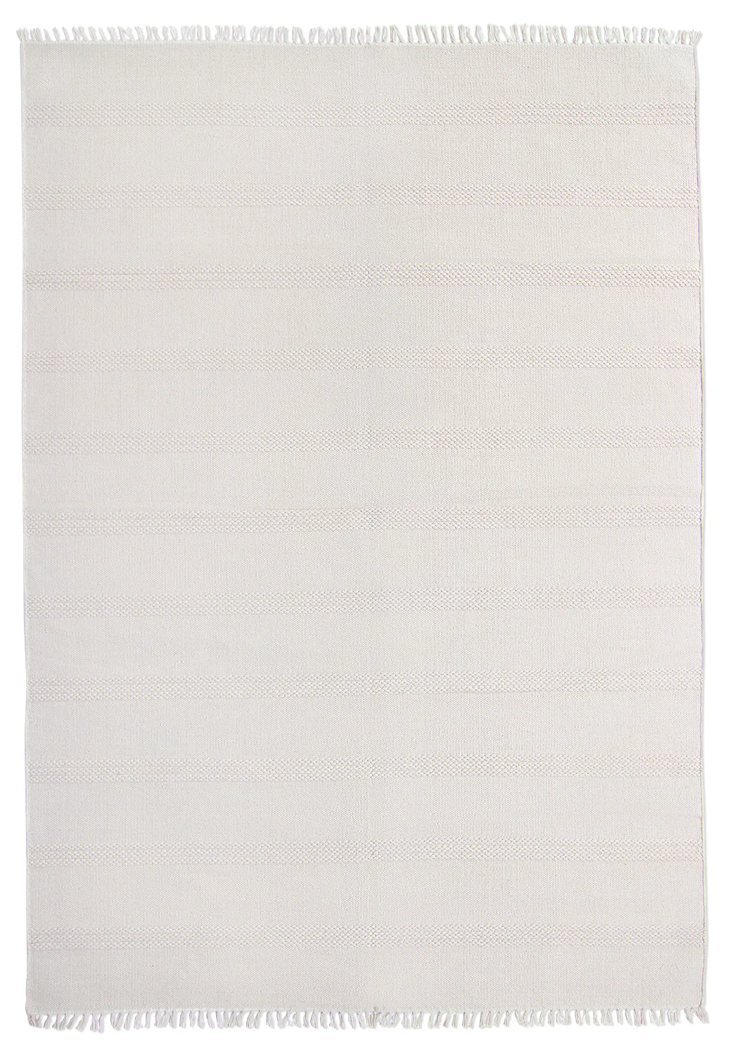 Bomullsteppe - Lilje (lys beige) (Størrelse: 240 x 340 cm)