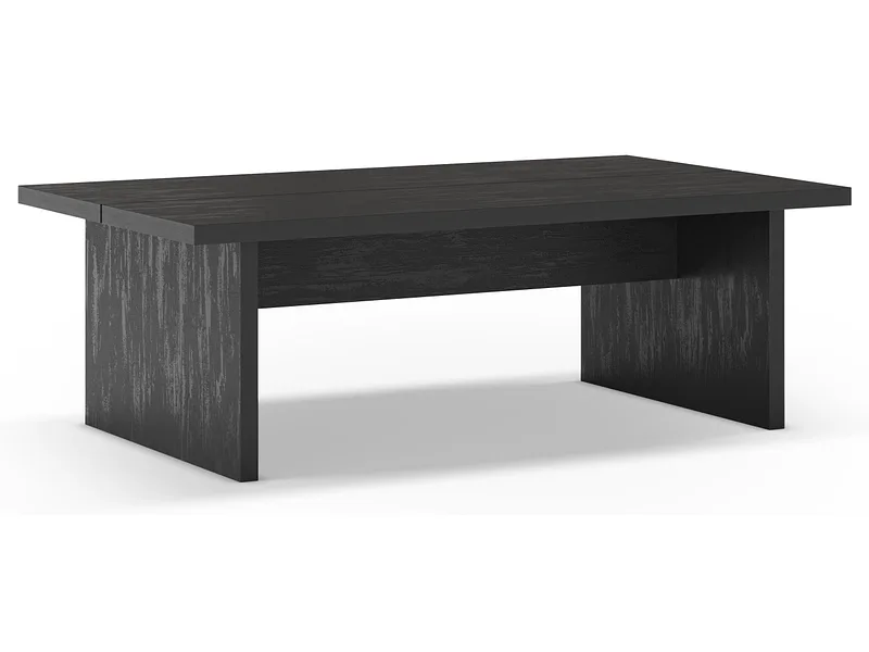 MARCKERIC Couchtish LOANA 70x120x40cm schwarz