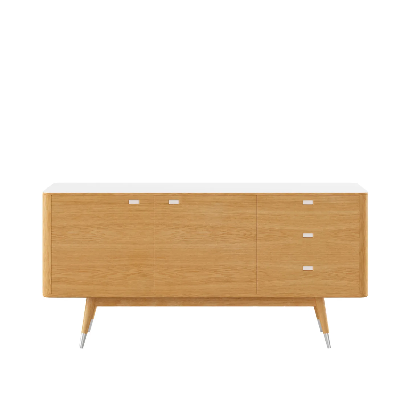Naver Collection - AK 2630 Sideboard Walnut Oil - Skänkar och sideboards - Nissen & Gehl - Träfärgad - Naturmaterial/Trä