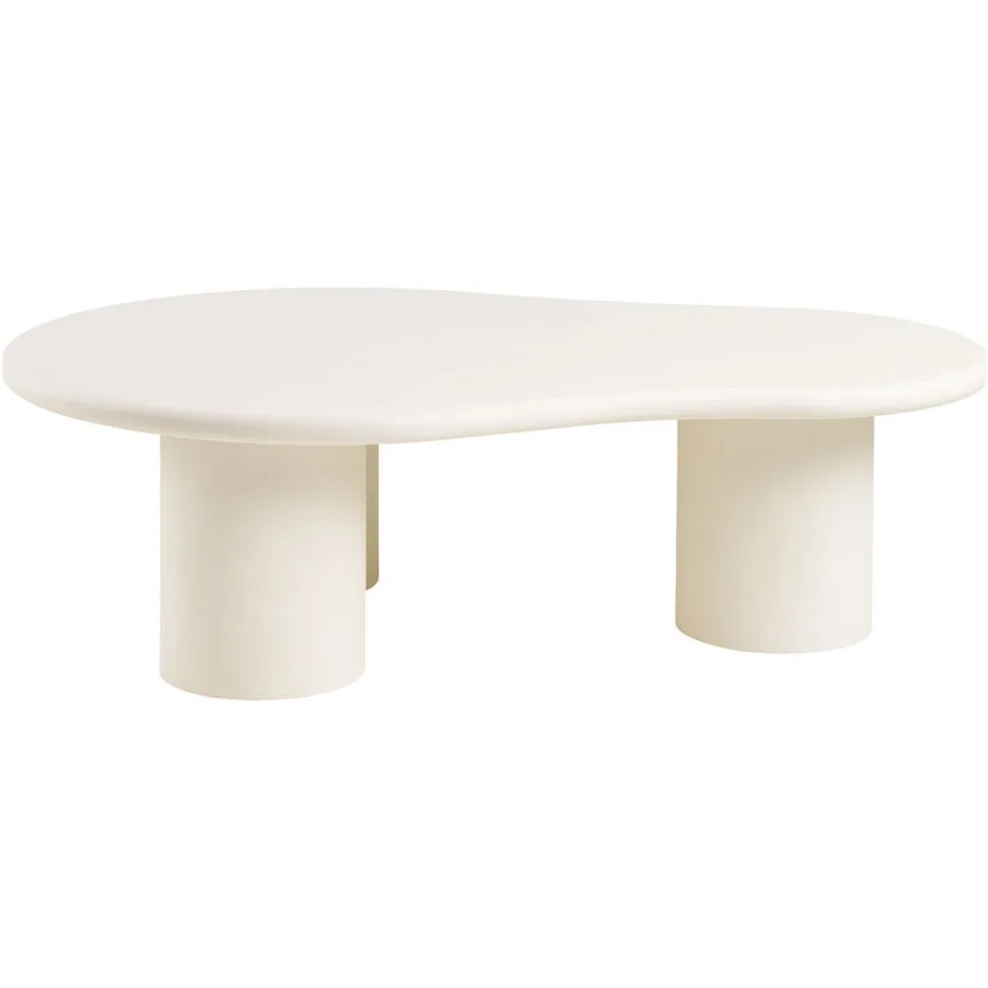 Salontisch Elytra hellgrau MDF, Zement B 80 H 35 cm