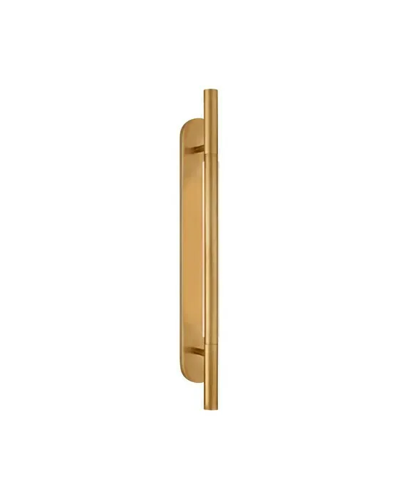 Rousseau Medium Bracketed Sconce Antique-Burnished Brass