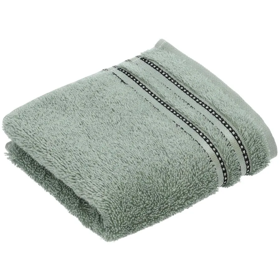 Vossen Gästetuch Cult de Luxe Soft Green Baumwolle