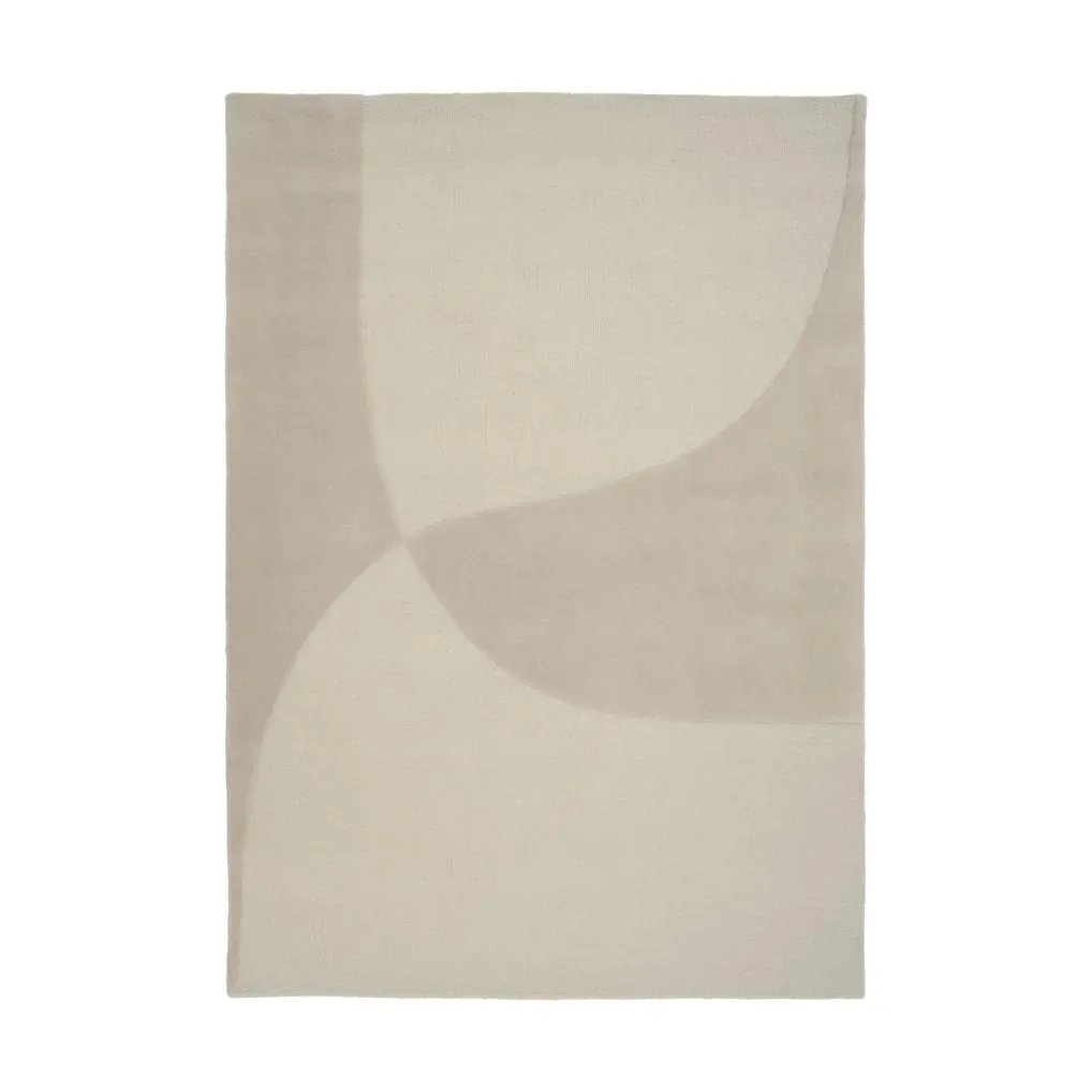 Linie Design Split Plains Teppich Beige, 170x240 cm