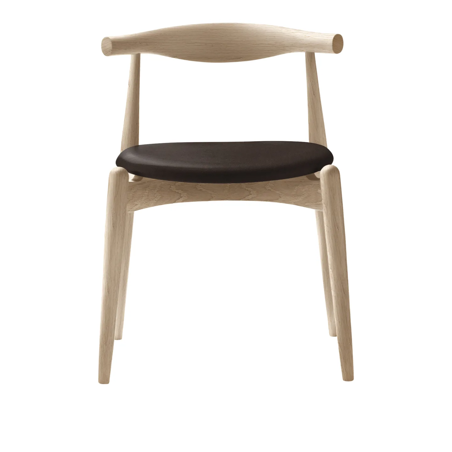 Carl Hansen - CH20, Vitoljad Ek, Lädergrupp B Thor - 306 - Matstolar - Hans J. Wegner - Träfärgad - Trä