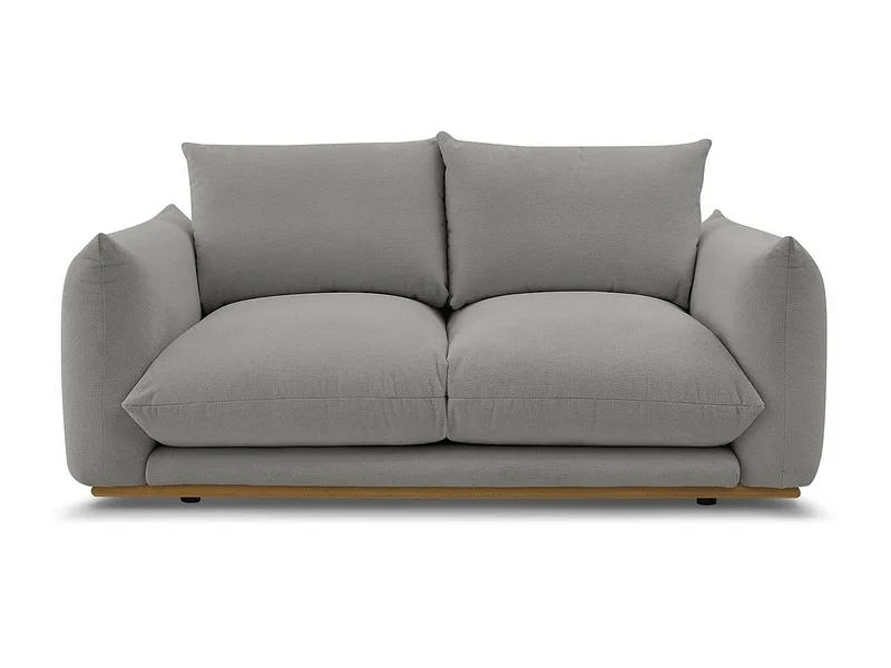 2er Sofa BOBOCHIC ERNEST Stoff dunkelgrau