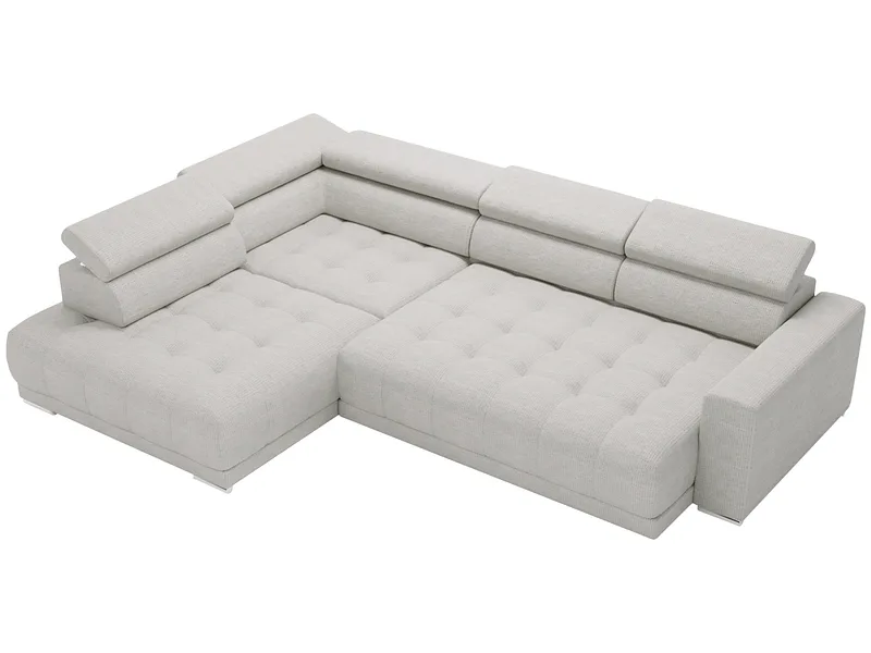 Ecksofa MOJITO Stoff hellgrau