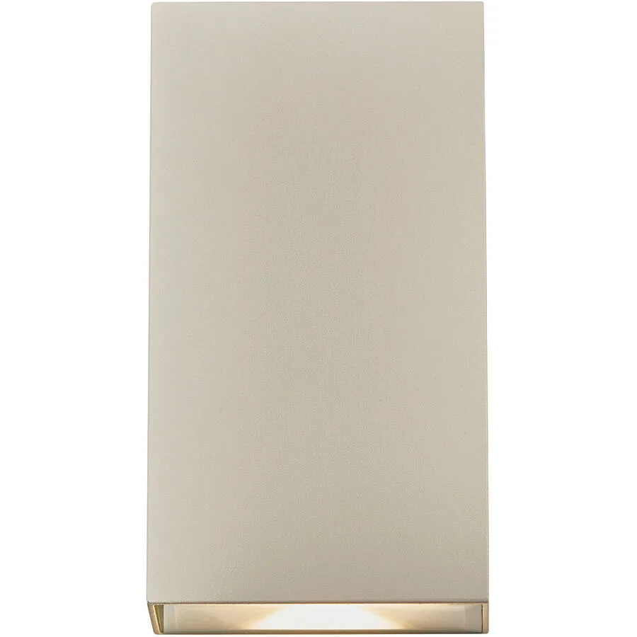 NORDLUX Wandlampe aussen Rold Gold/Weiss Glas/Metall 9 cm 16 cm - Material: Metall/Glas - LED - Lichtfarbe: Warmweiss - LED Energiesparlampen