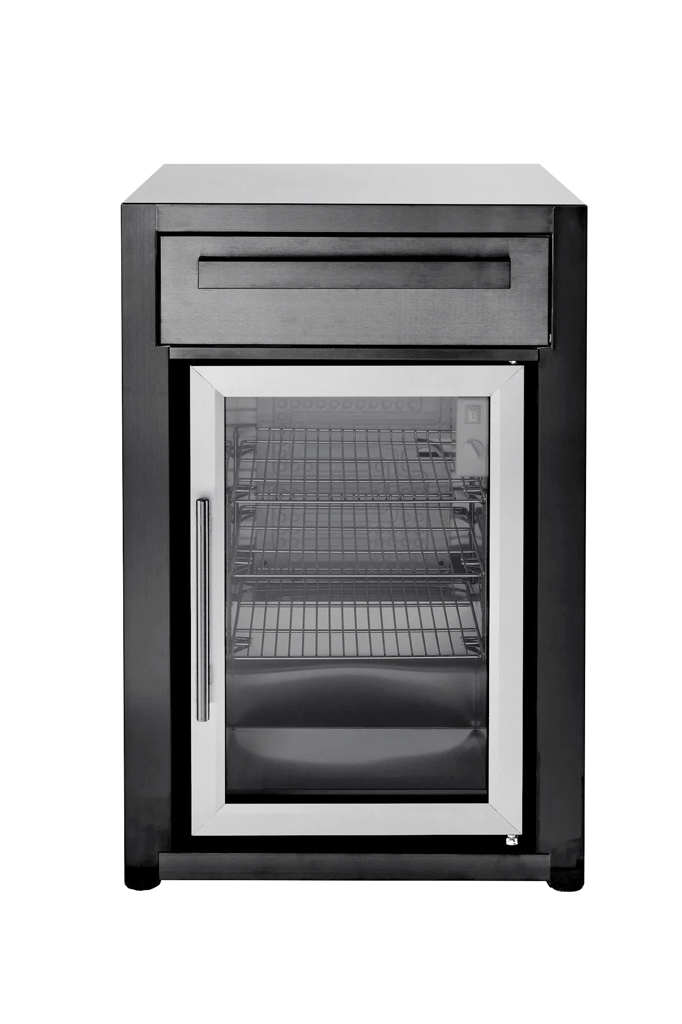 Nordic Line - Freistehender Kühlschrank (Schwarz)