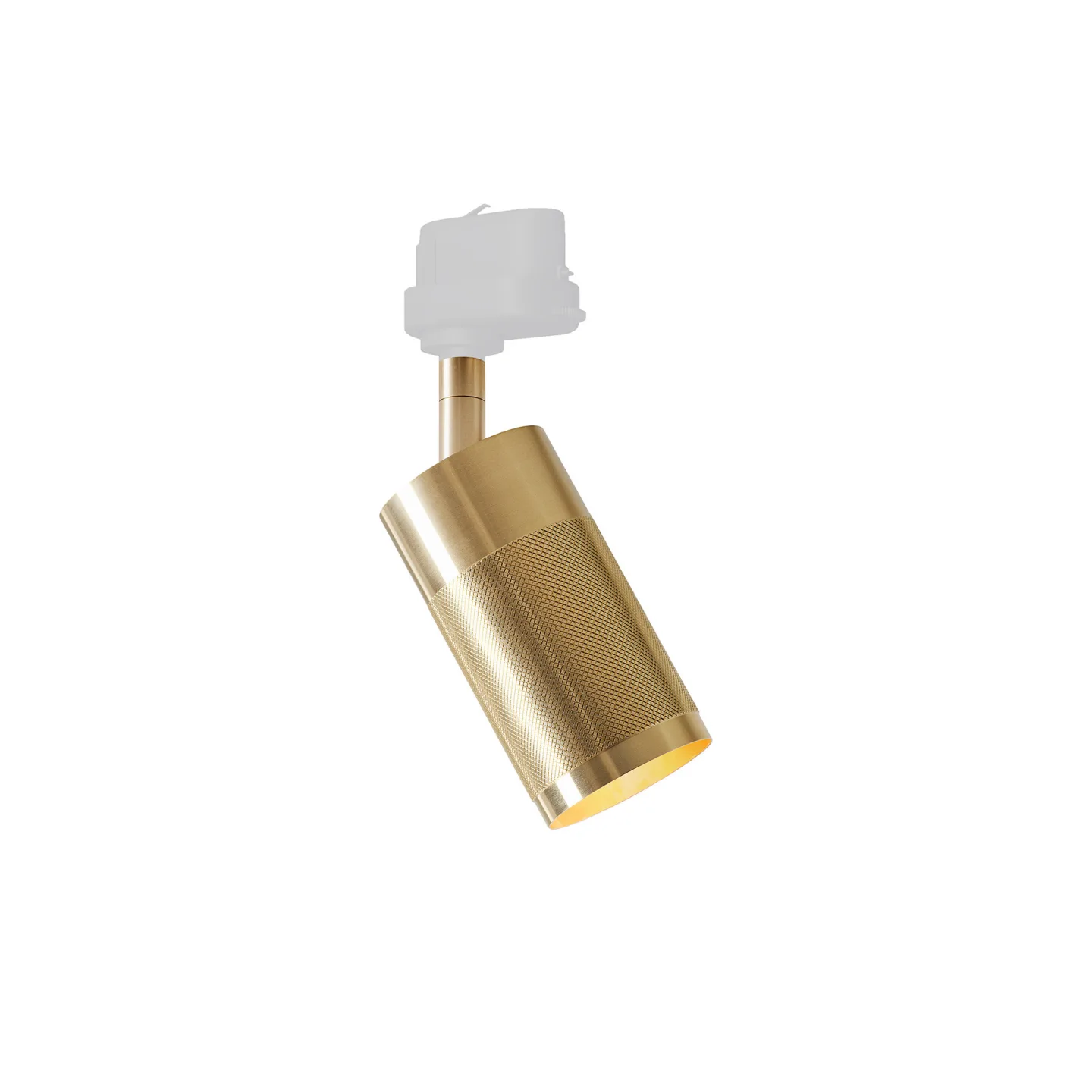 Thorup Copenhagen - Thorup Copenhagen Patrone Ceiling Track Spotlight, Solid Brass, 120 mm - Spotlights - Kasper Thorup - Guld - Metall
