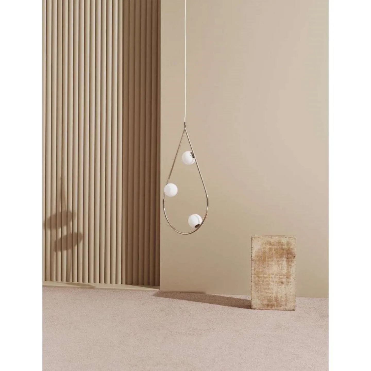 Pholc Pearls 80 taklampa mässing