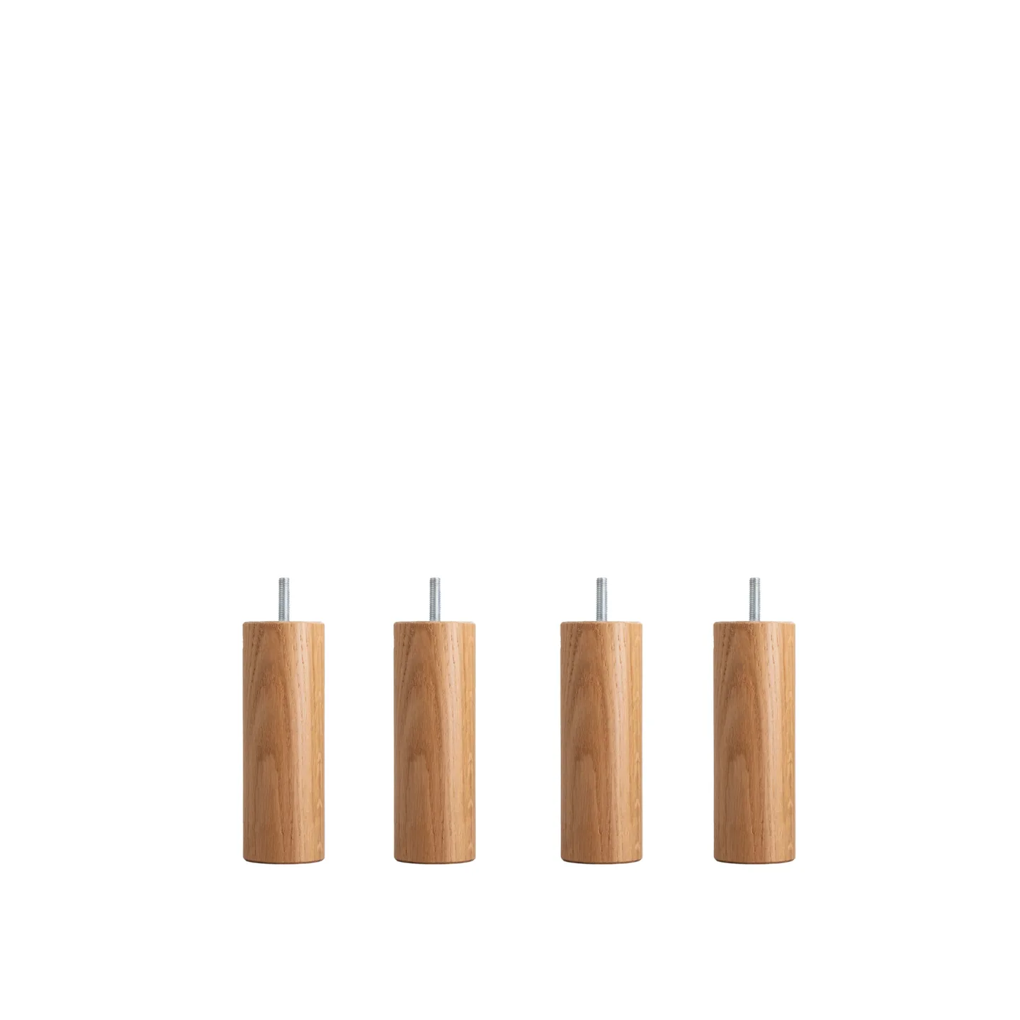DUX - DUX SC sängben rund ek lackad 4-pack 12 cm - Sängben - Träfärgad - Trä