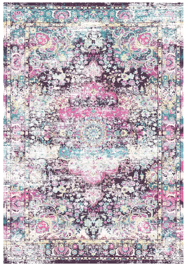 Wilton-teppe - Jedaida (rosa/multi) (Størrelse: 160 x 230 cm)