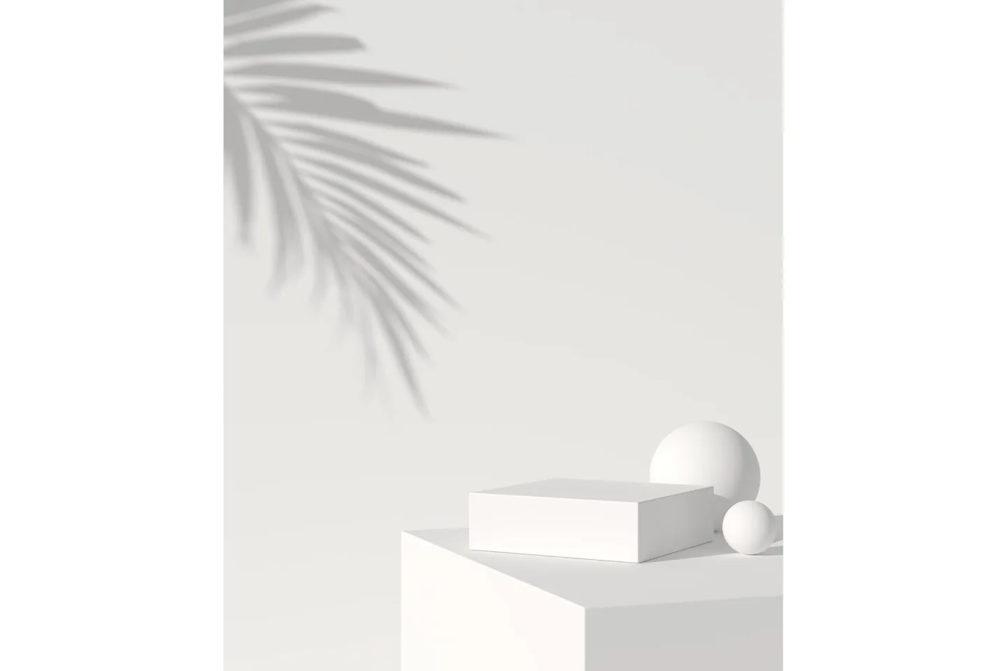 Poster White Box 70x100 cm - Beige