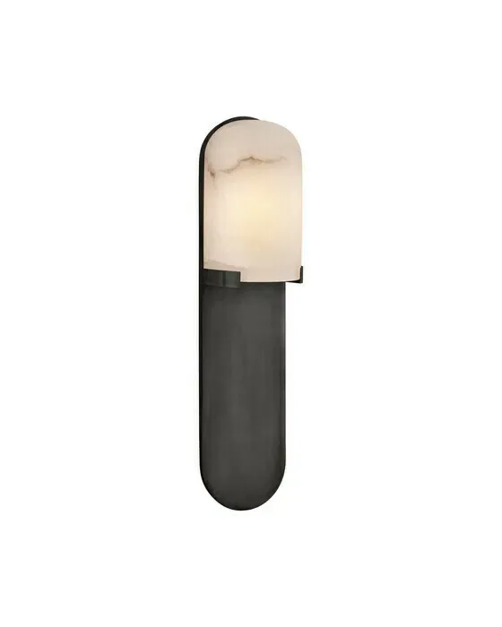Melange Elongated Pill Sconce Bronze
