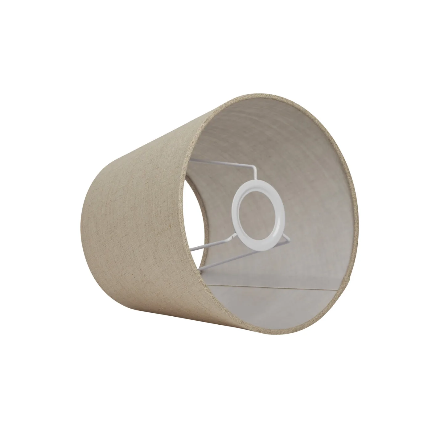 Basic straight Lampenschirm, beige, Ø 20 cm - Watt & Veke - Design - Stoff / Textil