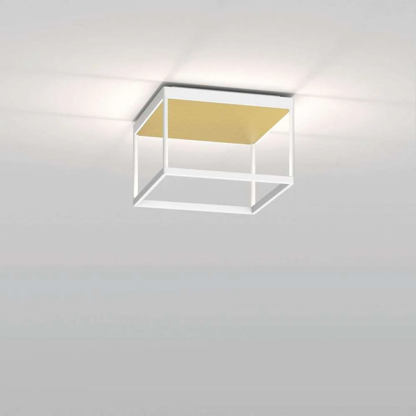 Reflex 2 LED-loftlampe, guld/hvid, 20 cm - Serien.lighting Serien Lighting - Stue - Aluminium
