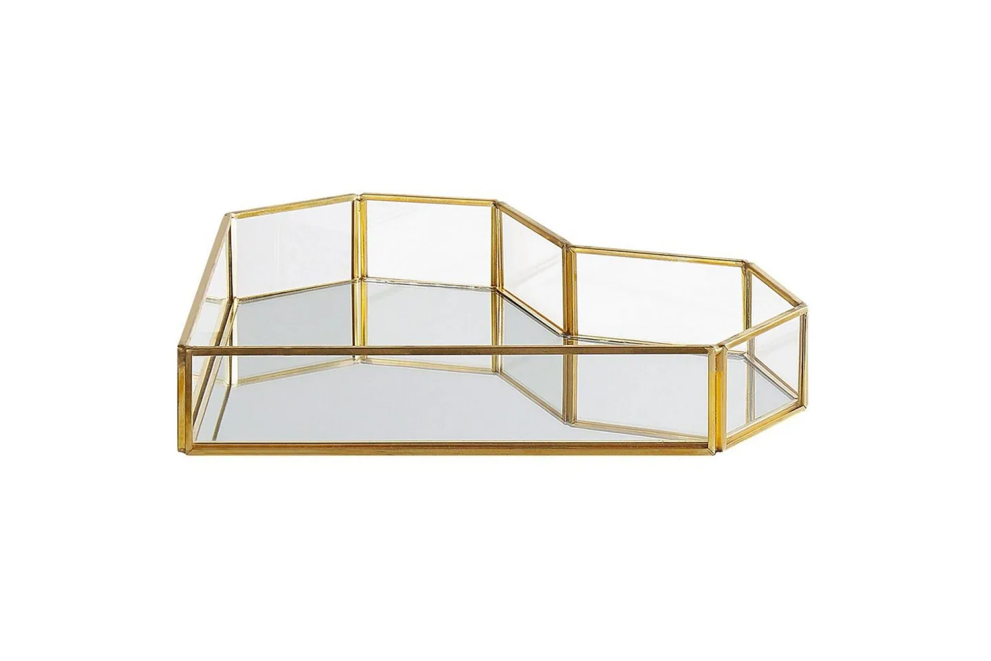 Bricka Pontivy Guld/transparent - Guld/transparent