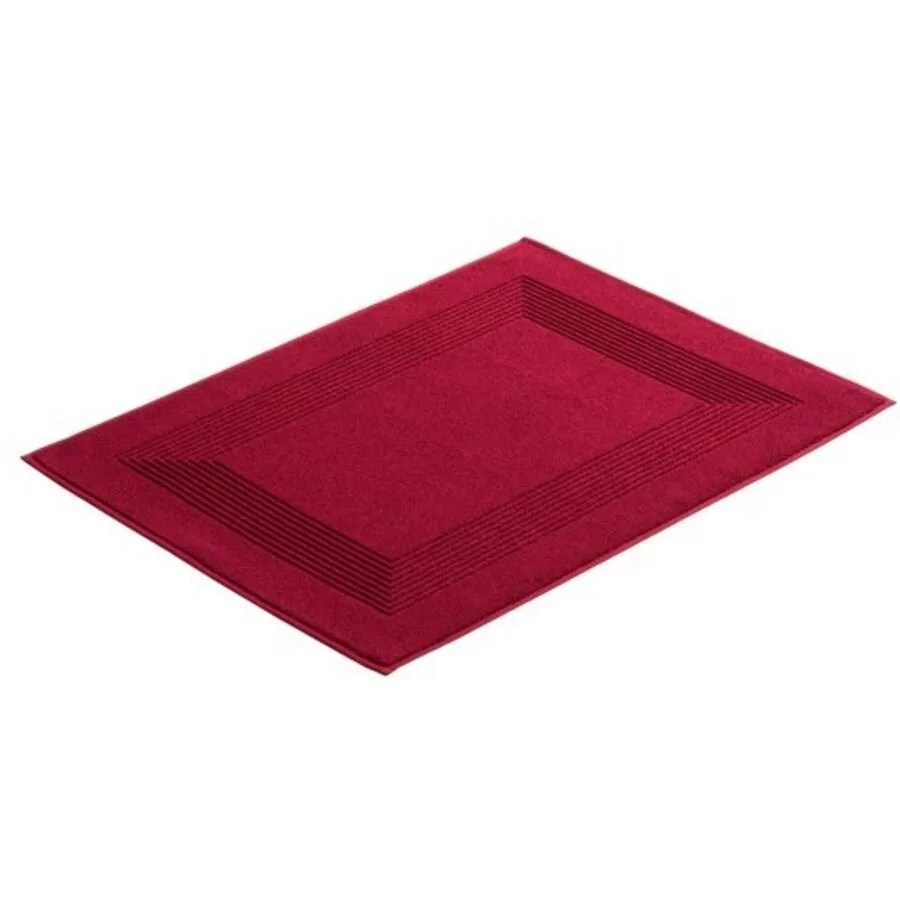 Vossen Badteppich New Generation rubin Baumwolle 50 x 70 cm Rechteckig
