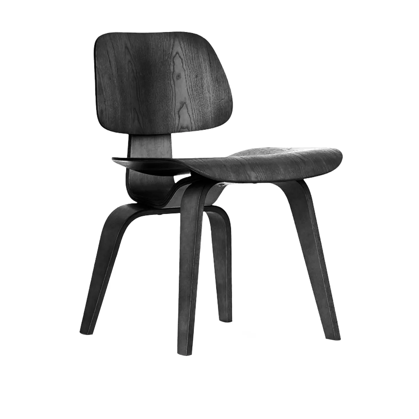 Vitra - Plywood Group - DCW, Naturlig ek - Matstolar - Charles & Ray Eames - Brun - Trä