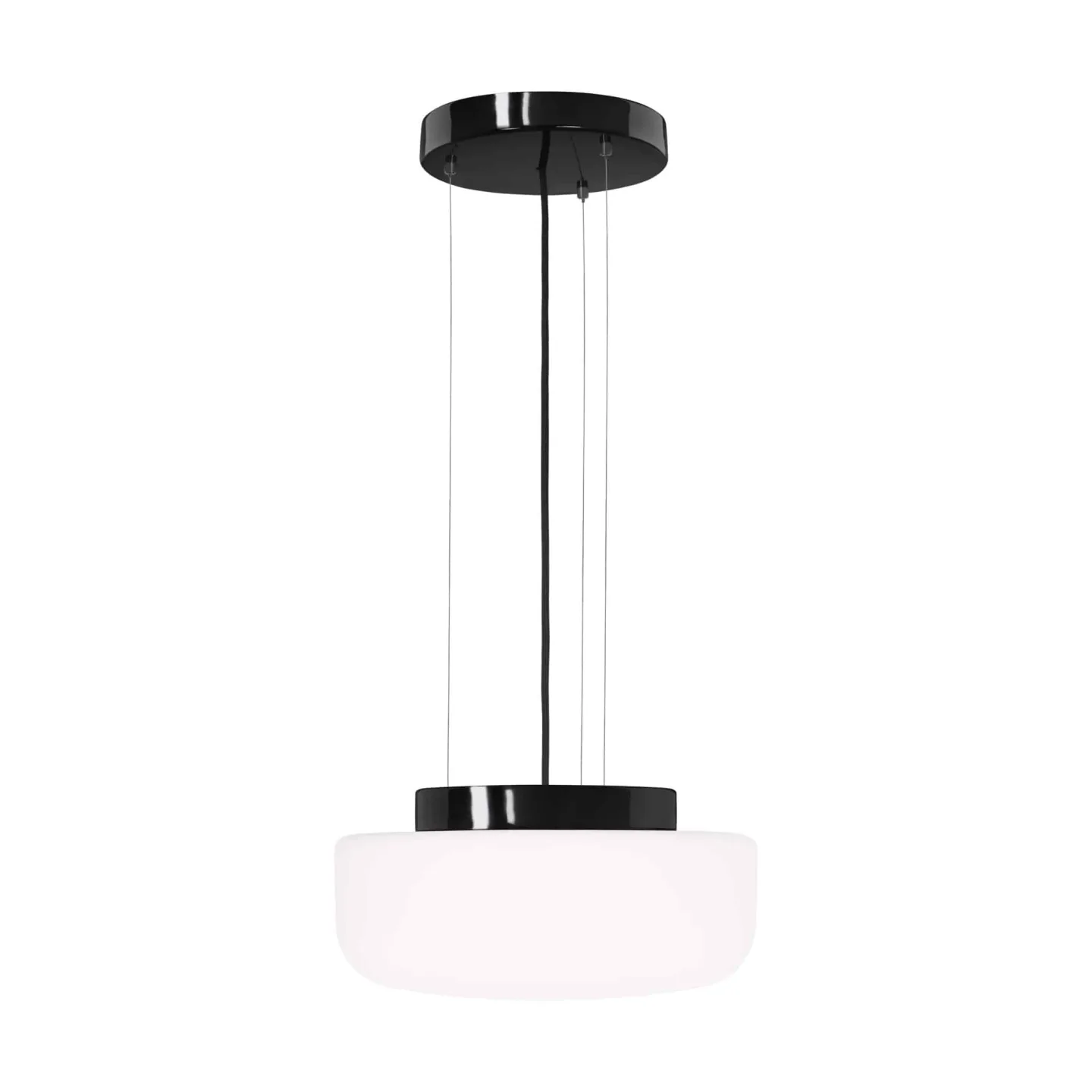 Solenne Pendel 360 Svart sockel 2m Svart textilkabel IP20 2x25W E27